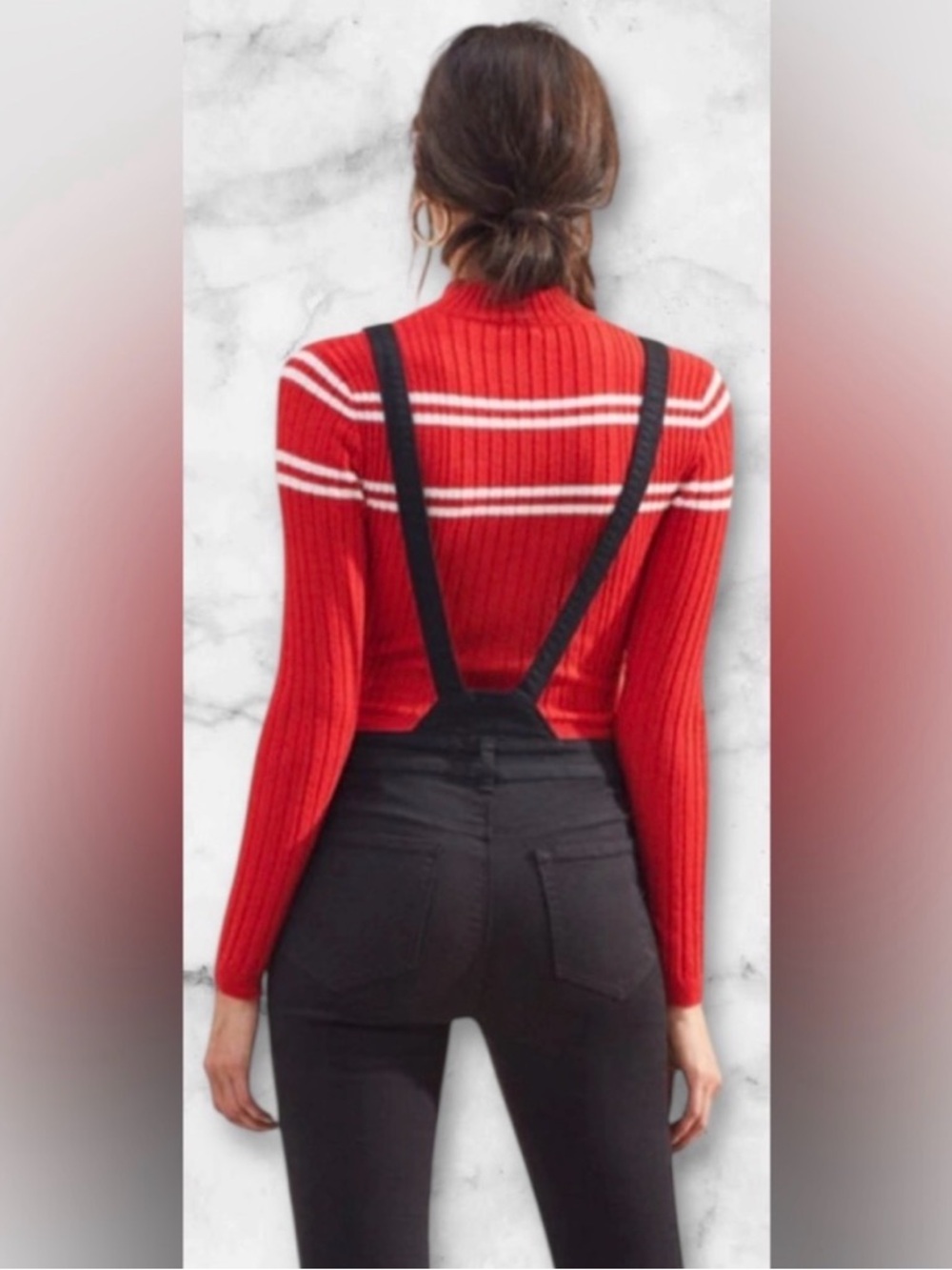 PacSun Women's Slim Denim - Leland Black Overalls - Picture 3 of 14